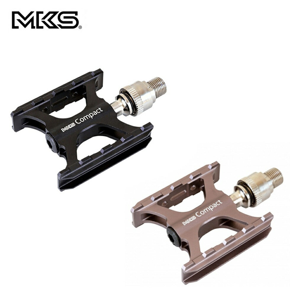 MKS(三ヶ島製作所) 自転車 ペダル COMPACT Ezy (コンパクト イージー) ブラック