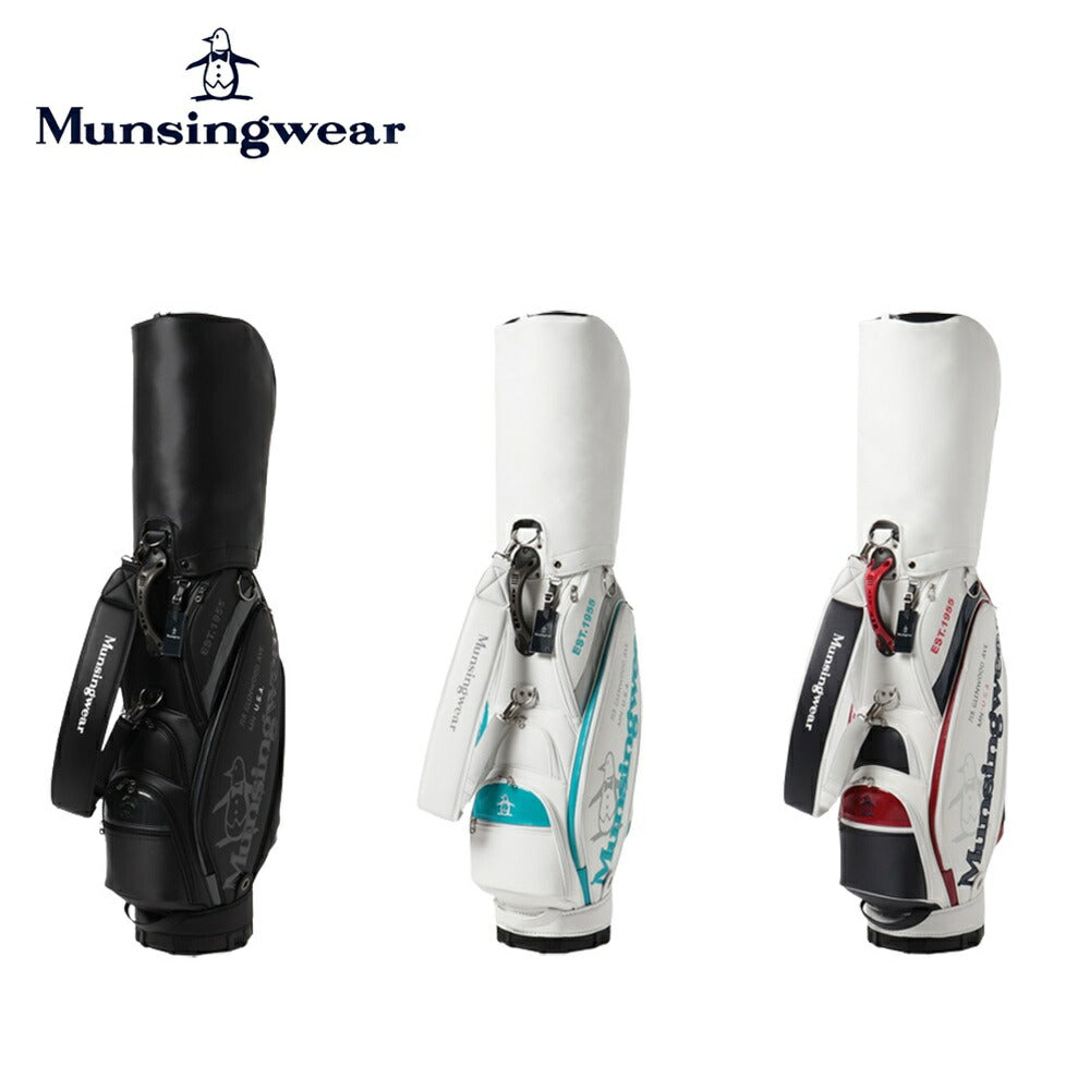 Munsingwear（マンシングウェア） スポーティデザインキャディバッグ 23SS MQBVJJ00