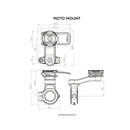 ベストスポーツ Quad Lock(クアッドロック)製品。Quad Lock MOTORCYCLE Handlebar Mount V2 QLM-HBR