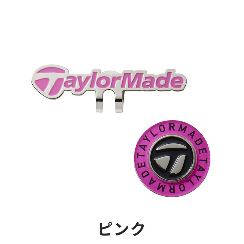 ベストスポーツ TaylorMade（テーラーメイド）製品。TaylorMade テーラーメイド メンズ ゴルフ マーカー サークルT キャップボールマーカー TJ140 23SS 春夏 ビビットカラー 鉄 アクリル 亜鉛合金 磁石 ピンク オレンジ ライム
