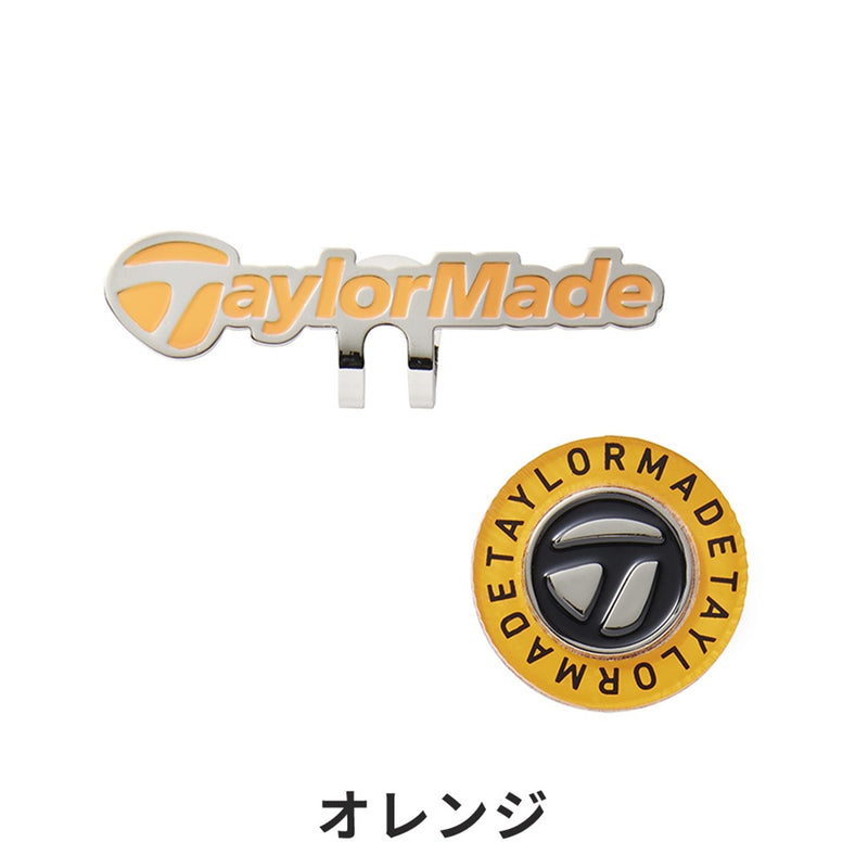 ベストスポーツ TaylorMade（テーラーメイド）製品。TaylorMade テーラーメイド メンズ ゴルフ マーカー サークルT キャップボールマーカー TJ140 23SS 春夏 ビビットカラー 鉄 アクリル 亜鉛合金 磁石 ピンク オレンジ ライム