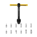 ベストスポーツ LEZYNE(レザイン)製品。LEZYNE レザイン 自転車 メンテナンス ツール TORQUE DRIVE 11ビット付属 Tレンチ ハンドル取り外し可能 コンパクト 11種類 ビット 六角レンチ トルクスドライバー プラスドライバー マイナスドライバー 収納ケース付属