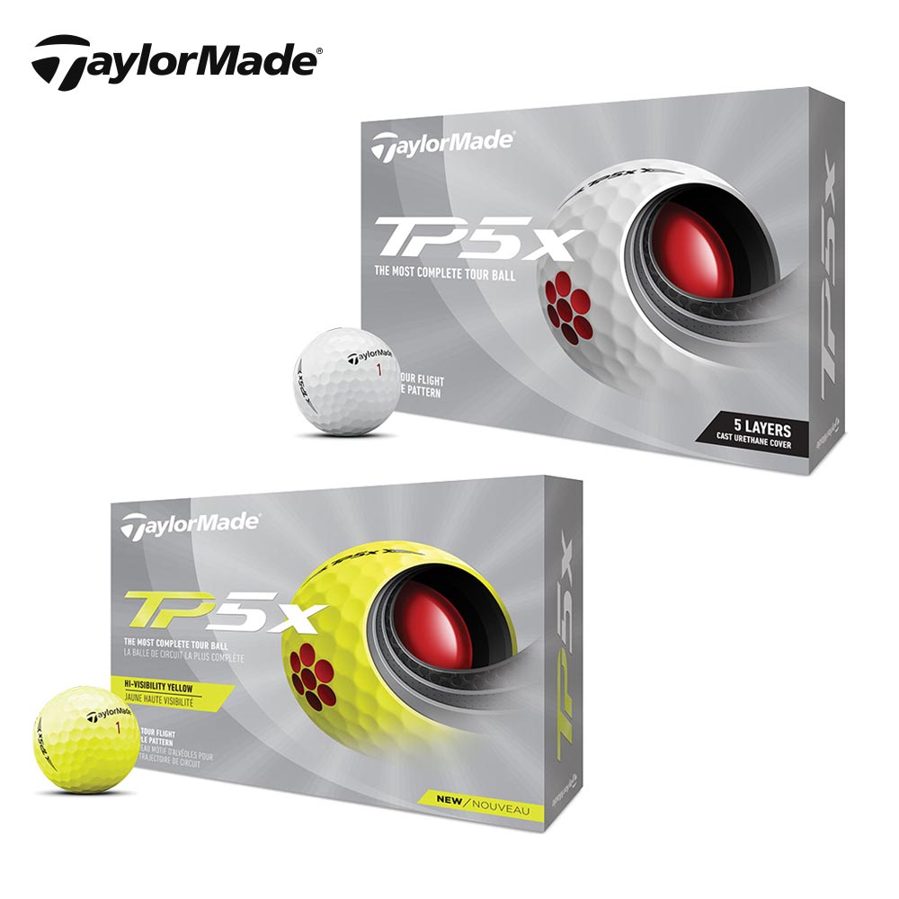TaylorMade（テーラーメイド） ゴルフボール TP5x '21 1ダース 12球入 N0802701