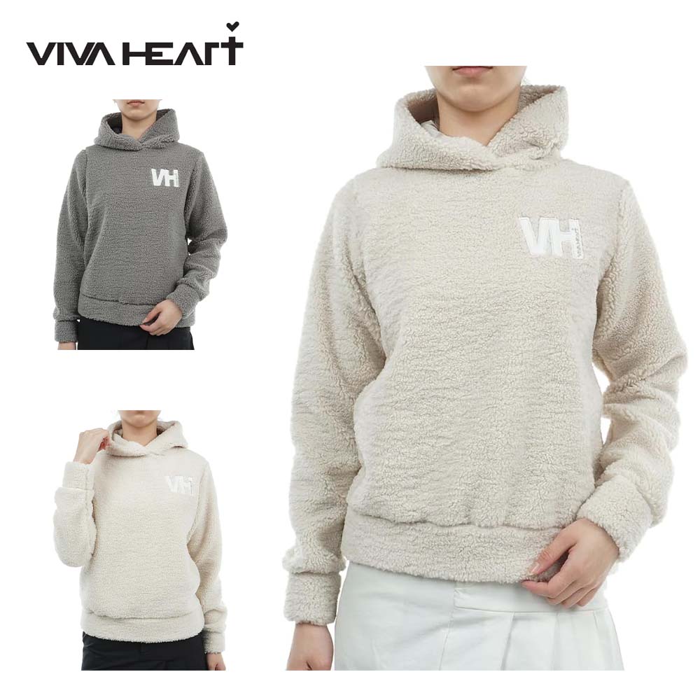 VIVA HEART ソフトシープボアパーカー 23FW 012-39110