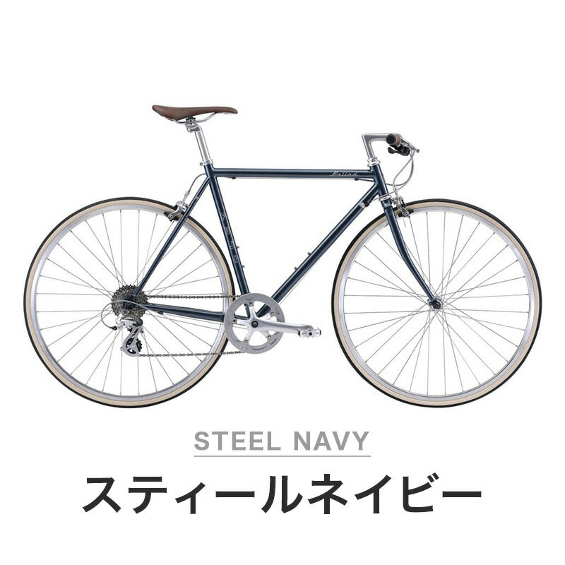 FUJI Ballad ネイビー サイズS 52cm おまけ付き FUJI VINTAGE STYLE BIKE BALLAD 2022 | 自転車、ゴルフ、アウトドアの