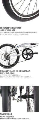 ベストスポーツ Tern（ターン）製品。Tern FOLDING BIKE VERGE N8 2024 24VRN8SL00