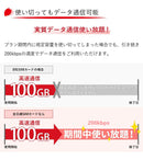 ベストスポーツ AJC 100GB プリペイド SIMカード 7日間