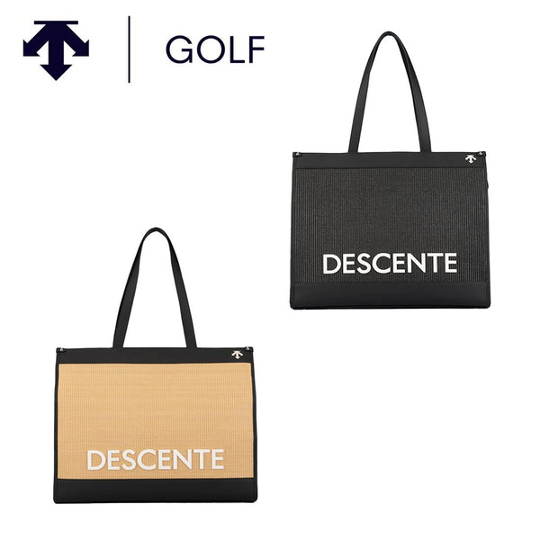 DESCENTE GOLF（デサントゴルフ） DESCENTE GOLF LADIES ストローMIXトートバッグ 25SS DG5STT11L