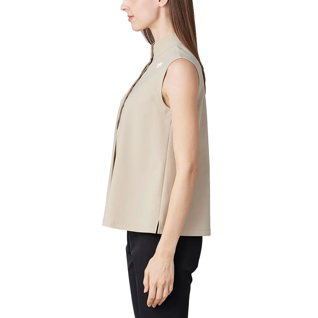 DESCENTE GOLF スタンドカラースリーブレスシャツ 25SS DG5STZ04L