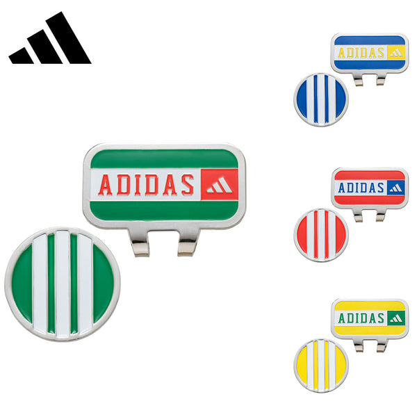 ゴルフ用品 2024年秋冬 adidas（アディダスメイド）製品。adidas Basic Clip Marker ベーシッククリップマーカー 24FW ADM-952