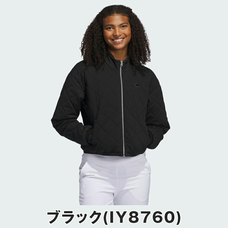 ベストスポーツ adidas（アディダスメイド）製品。adidas GO-TO 撥水 フルジップ ショート丈キルトジャケット 24FW JRY36