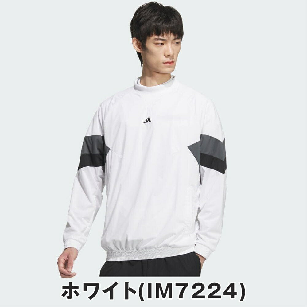 adidas WIND. RDY アーカイブデザイン サイドジップ付き プルオーバー