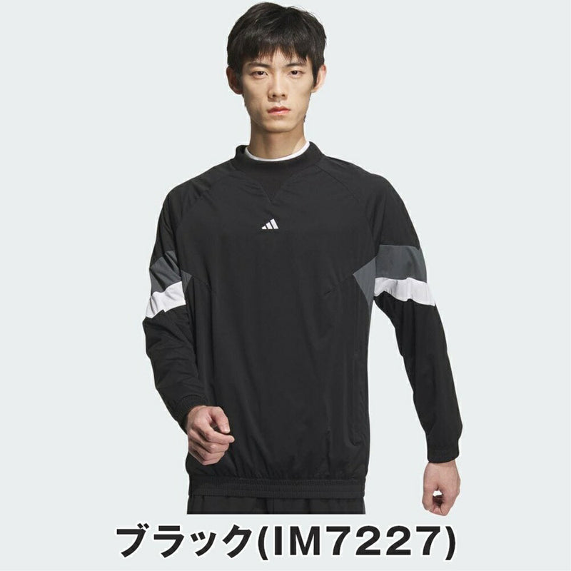 ベストスポーツ adidas（アディダス）製品。adidas WIND. RDY アーカイブデザイン サイドジップ付き プルオーバー長袖ウィンド 24FW JSC12