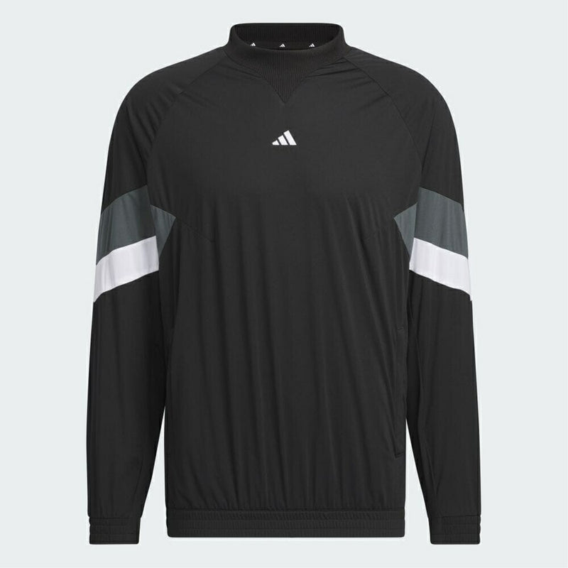 ベストスポーツ adidas（アディダス）製品。adidas WIND. RDY アーカイブデザイン サイドジップ付き プルオーバー長袖ウィンド 24FW JSC12