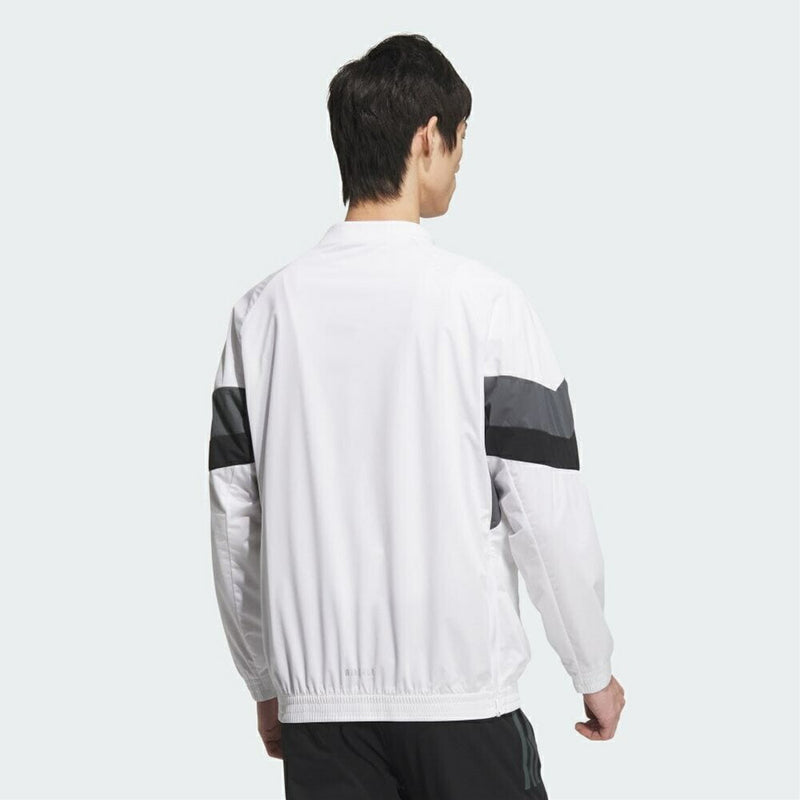 ベストスポーツ adidas（アディダス）製品。adidas WIND. RDY アーカイブデザイン サイドジップ付き プルオーバー長袖ウィンド 24FW JSC12