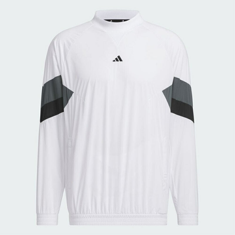 ベストスポーツ adidas（アディダス）製品。adidas WIND. RDY アーカイブデザイン サイドジップ付き プルオーバー長袖ウィンド 24FW JSC12