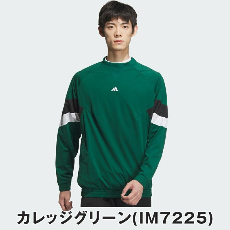 ベストスポーツ adidas（アディダス）製品。adidas WIND. RDY アーカイブデザイン サイドジップ付き プルオーバー長袖ウィンド 24FW JSC12