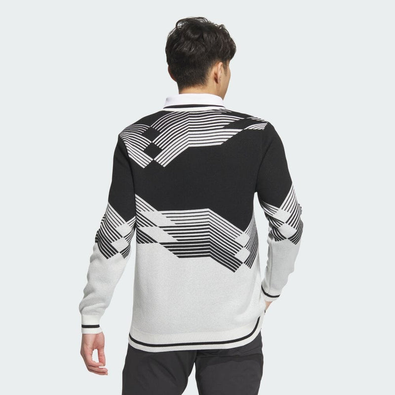 ベストスポーツ adidas（アディダスメイド）製品。adidas アーカイブグラフィック Vネック長袖セーター 24FW JSC13