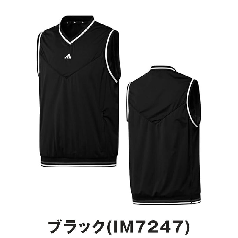 ベストスポーツ adidas（アディダス）製品。adidas 撥水 サイドジップ付き ウーブンベスト 24FW JSC15