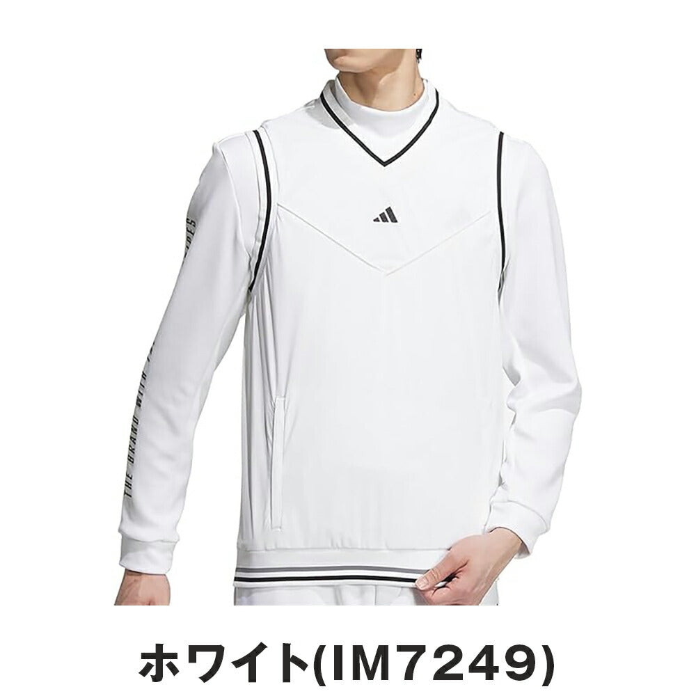 adidas 撥水 サイドジップ付き ウーブンベスト 24FW JSC15