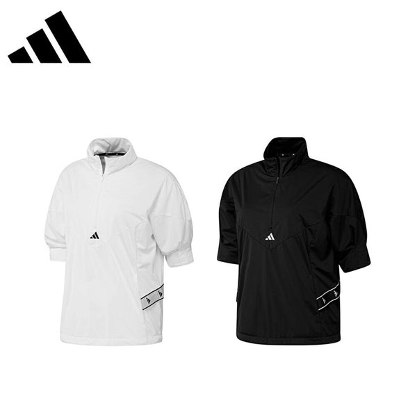 割引対象商品（3,000円以上） adidas（アディダス）製品。adidas WIND.RDY ハーフジップ半袖ウィンド 24FW JSC21