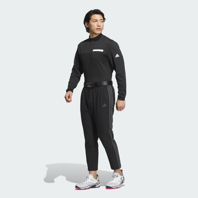 ベストスポーツ adidas（アディダスメイド）製品。adidas ジャカード UVケア付き モックネック 長袖シャツ 24FW JTY71