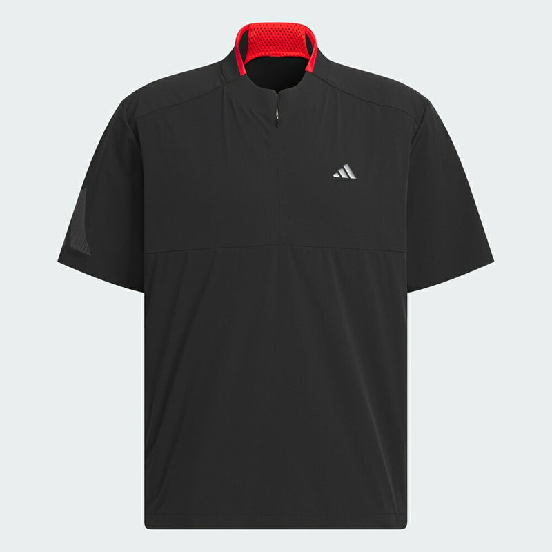 ベストスポーツ adidas（アディダスメイド）製品。adidas アディゼロ 撥水 ハーフジップ 半袖ウィンドウ 25SS KTN24