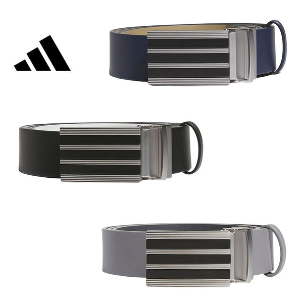 ゴルフ adidas リバーシブル スリーストライプス ツアーベルト 25SS KVI45