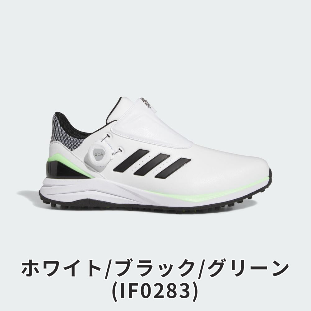 美品 adidas アディダス ソーラーモーション ボア 24ゴルフシューズ adidas シューズ ソーラーモーション ボア 24 24SS MDK90