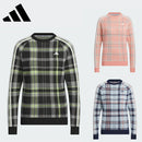 ベストスポーツ adidas（アディダス）製品。adidas タータンチェック クルーネック セーター 23FW MKS40