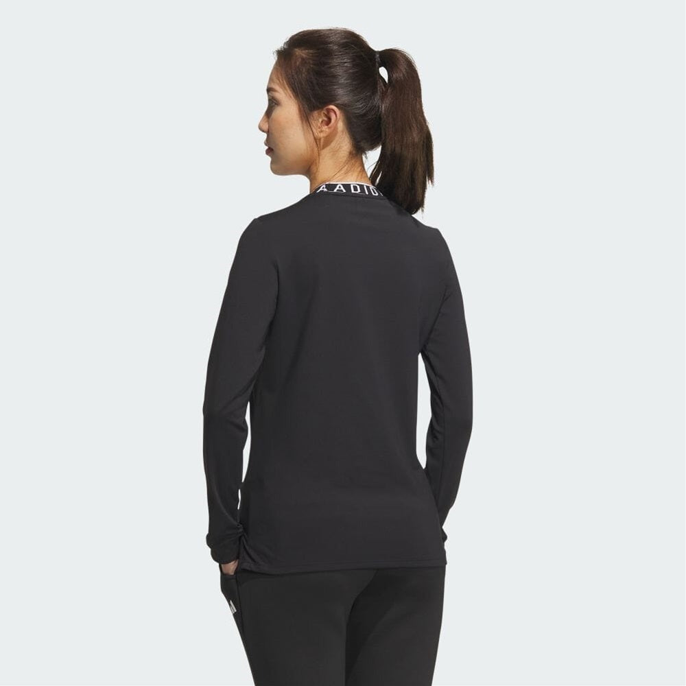 adidas COLD. RDY ジャカード モックネック L/Sストレッチシャツ