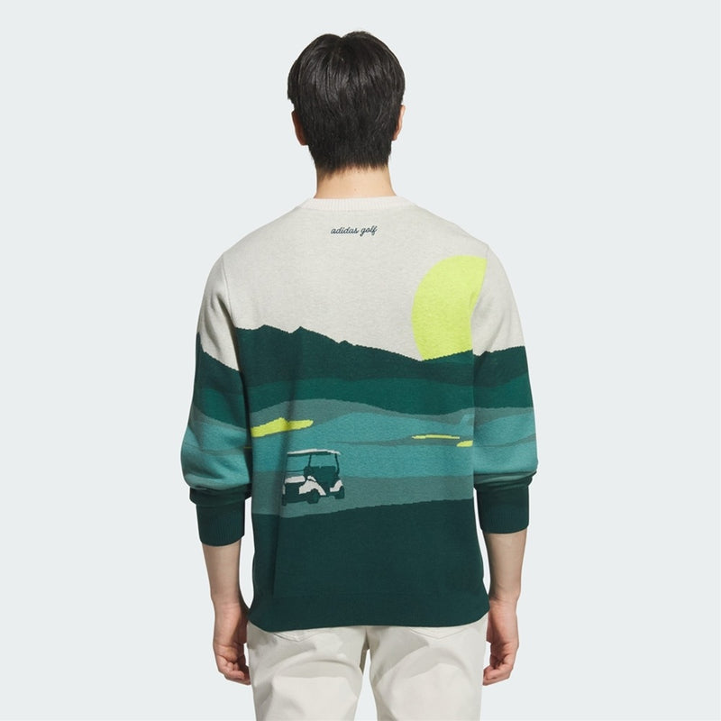 ベストスポーツ adidas（アディダス）製品。adidas メンズ グラフィックセーター 長袖 25FW JVU98