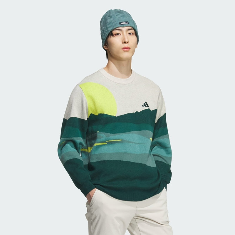 ベストスポーツ adidas（アディダス）製品。adidas メンズ グラフィックセーター 長袖 25FW JVU98