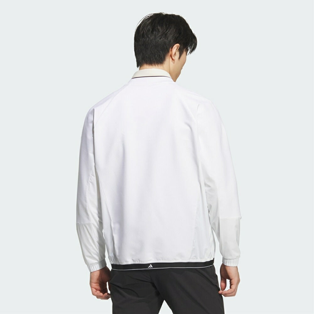 adidas アディゼロ 撥水 軽量 ファブリックミックス フルジップ