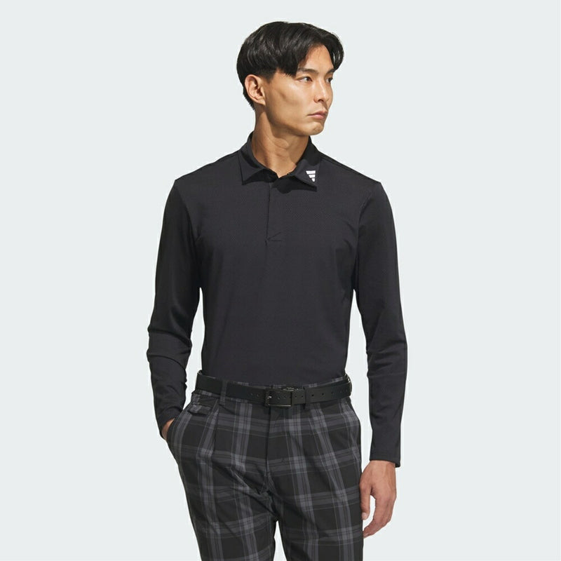 ベストスポーツ adidas（アディダス）製品。adidas アディゼロ ジャガード長袖ポロ 25FW JWJ84
