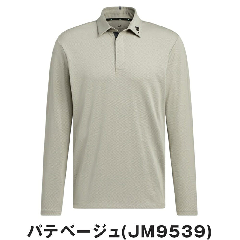 ベストスポーツ adidas（アディダス）製品。adidas アディゼロ ジャガード長袖ポロ 25FW JWJ84