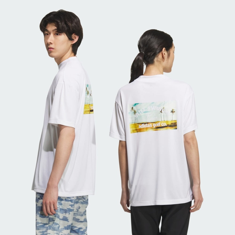 adidas HEAT. RDY バックグラフィック モックネック半袖Tシャツ 25SS