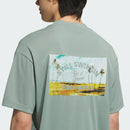 ベストスポーツ adidas（アディダス）製品。adidas HEAT. RDY バックグラフィック モックネック半袖Tシャツ 25SS KTI83