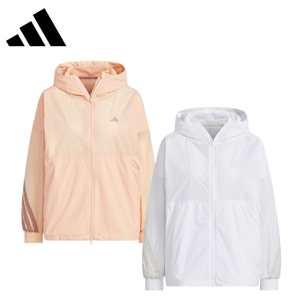 adidas 軽量 撥水 フルジップフーディー 25SS KTI87 | 自転車、ゴルフ