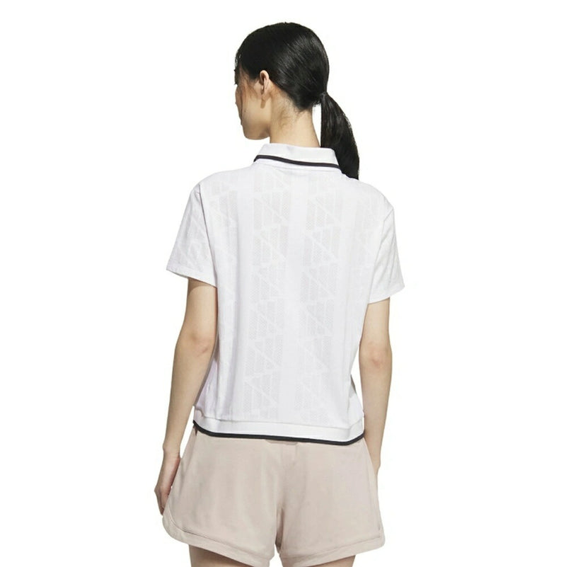 ベストスポーツ adidas（アディダス）製品。adidas ビヨンド ザ コース ジャガードBOS ロゴ ボックスシルエット 半袖ポロ 25SS KTN34