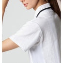 ベストスポーツ adidas（アディダス）製品。adidas ビヨンド ザ コース ジャガードBOS ロゴ ボックスシルエット 半袖ポロ 25SS KTN34