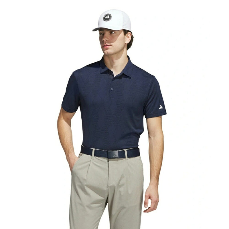 ベストスポーツ adidas（アディダス）製品。adidas メッシュアーガイル 半袖シャツ 25SS KUH63