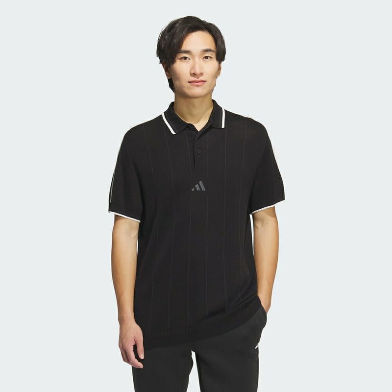 ベストスポーツ adidas（アディダス）製品。adidas ビヨンド ザ コース ルーズフィット ニット半袖ポロ 25SS KUK52