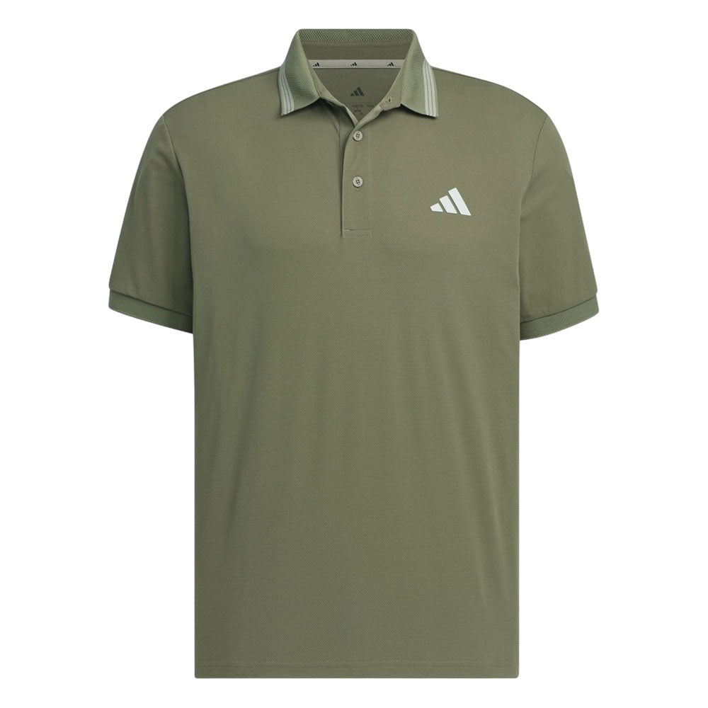 adidas ワンポイントロゴ UVケア付き半袖ポロ 25SS KVH14 | 自転車