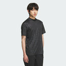 ベストスポーツ adidas（アディダス）製品。adidas BOSロゴ柄デボス モックネック 半袖シャツ 25SS KVH25