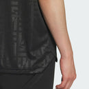 ベストスポーツ adidas（アディダス）製品。adidas BOSロゴ柄デボス モックネック 半袖シャツ 25SS KVH25