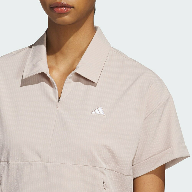 ベストスポーツ adidas（アディダス）製品。adidas ビヨンド ザ コース 撥水 ボックスシルエット 2way半袖シャツ 25SS KWH87
