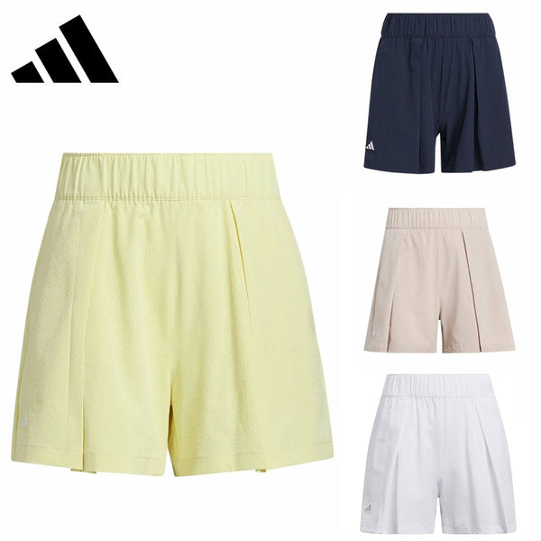 ゴルフ - ウェア adidas ビヨンド ザ コース 撥水プリーツ ショートパンツ 25SS KWH88