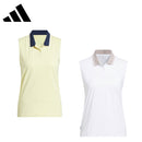 ベストスポーツ adidas（アディダス）製品。adidas ビヨンド ザ コース ルーズ ツイストニット ツーボタン ノースリーブポロ 25SS KWI00