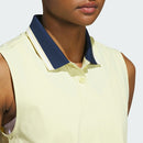 ベストスポーツ adidas（アディダス）製品。adidas ビヨンド ザ コース ルーズ ツイストニット ツーボタン ノースリーブポロ 25SS KWI00